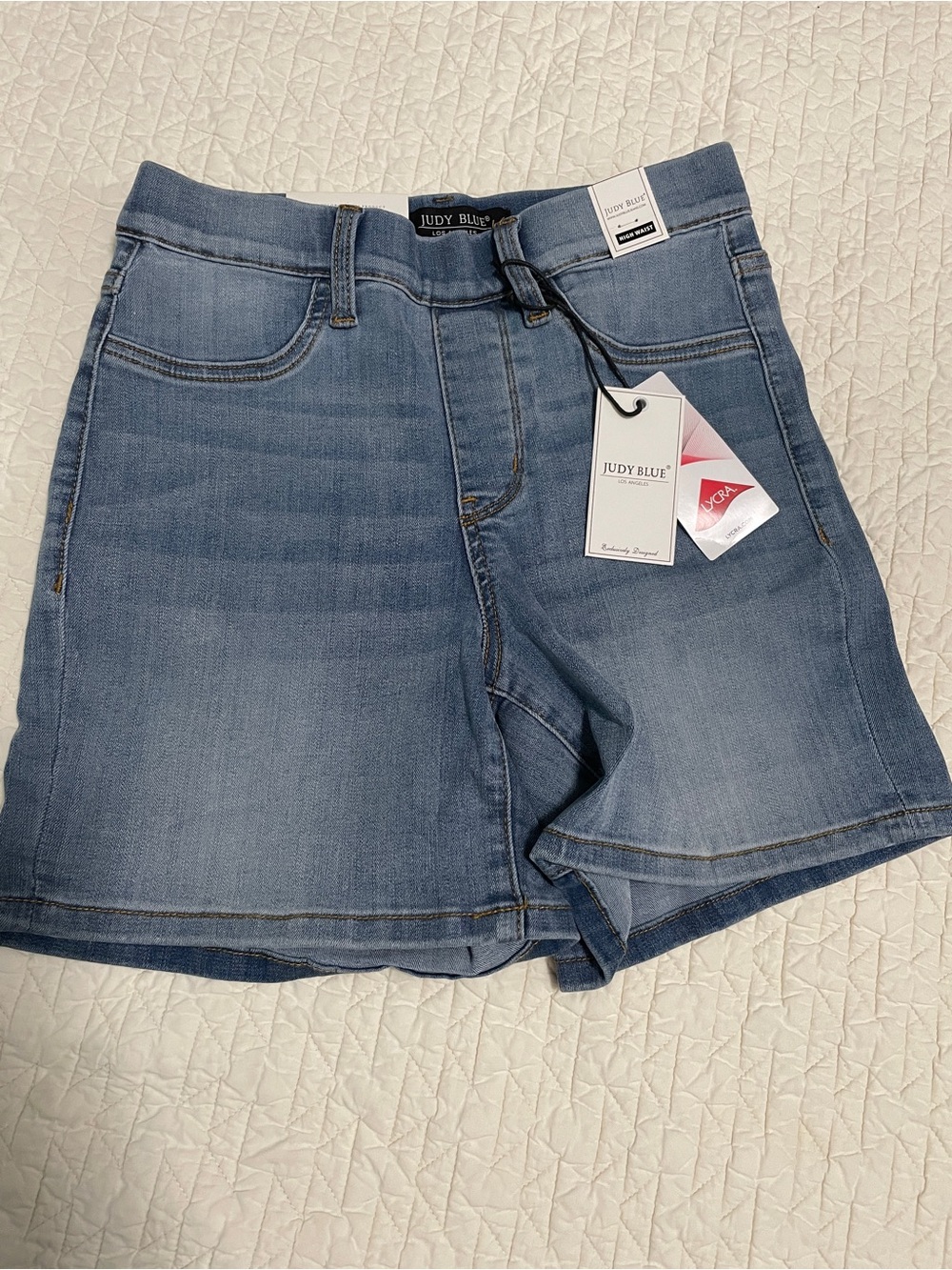 Judy Blue Light Wash Denim Shorts